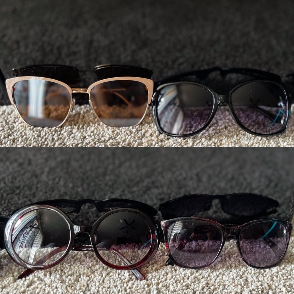 Sunglasses sold each for $4